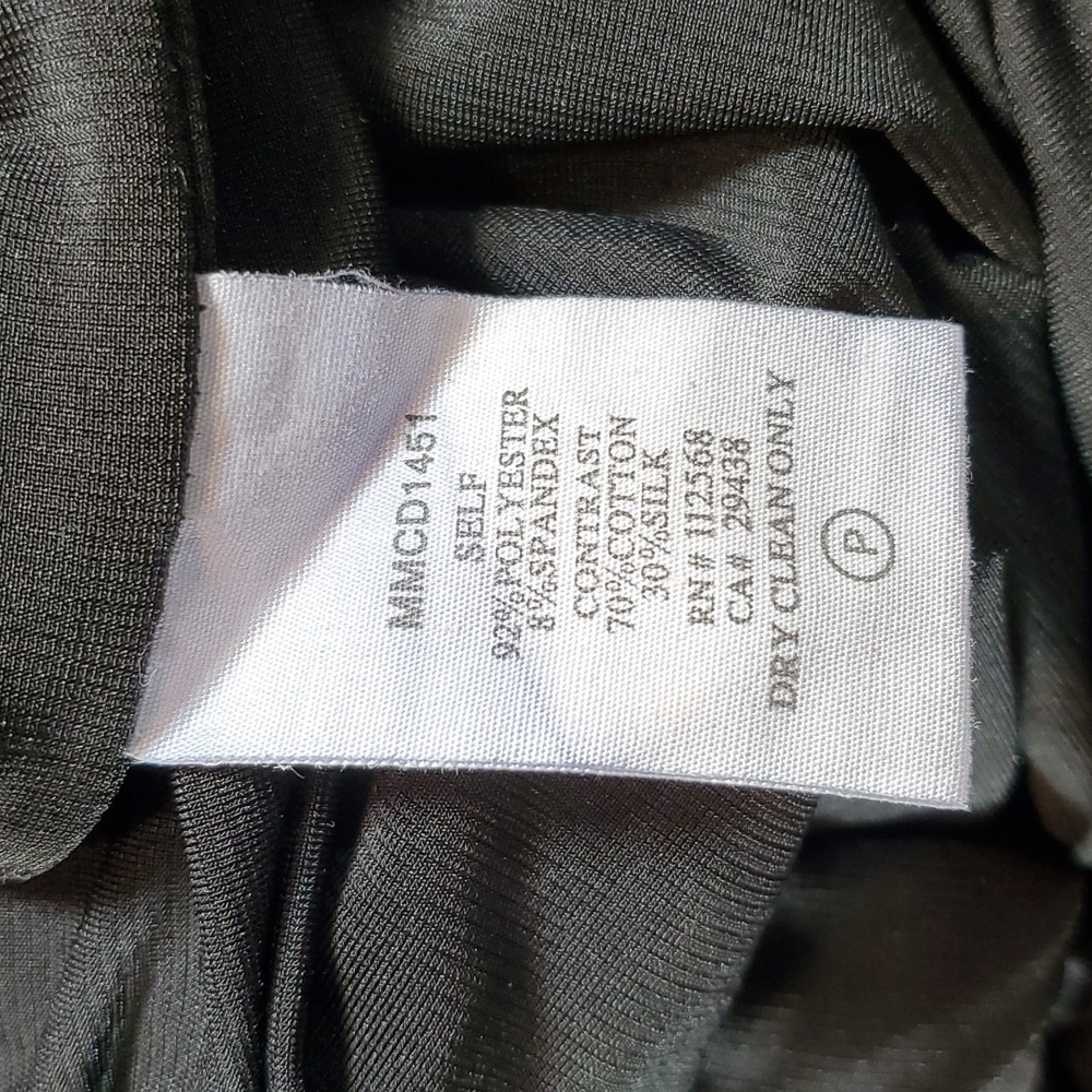 MM Couture by Miss Me Black One-Shoulder Dress Size M - Picture 11 of 11